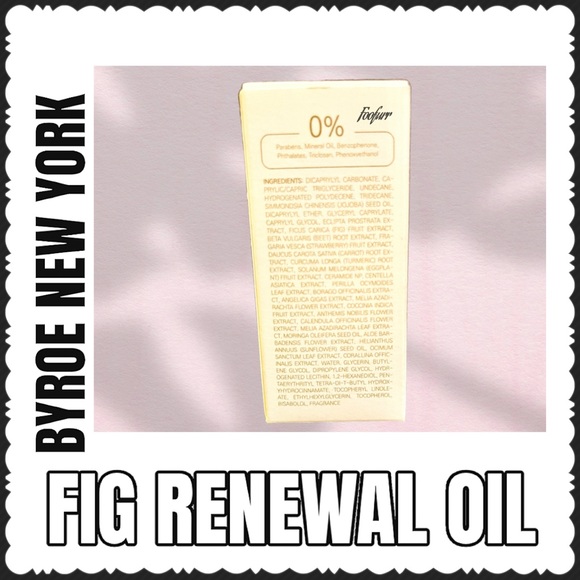 BYROE NEW YORK FIG RENEWAL OIL BNIB - Picture 4 of 9